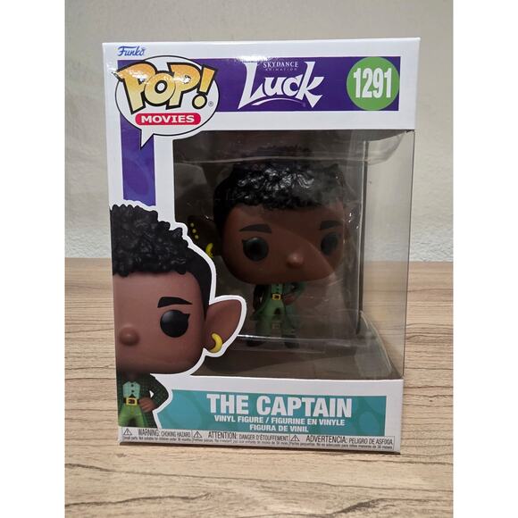 FUNKO POP! Luck - The Captain Vinyl Figure | NEW IN BOX - Picture 2 of 5